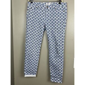 VINEYARD VINES Sz 6 Medallion‎  PRINT # 2P015 Octavia SKINNY STRETCH JEANS Bin-O